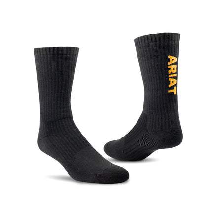 3 Pack - Crew Premium Ringspun Cotton Sock by Ariat Work®