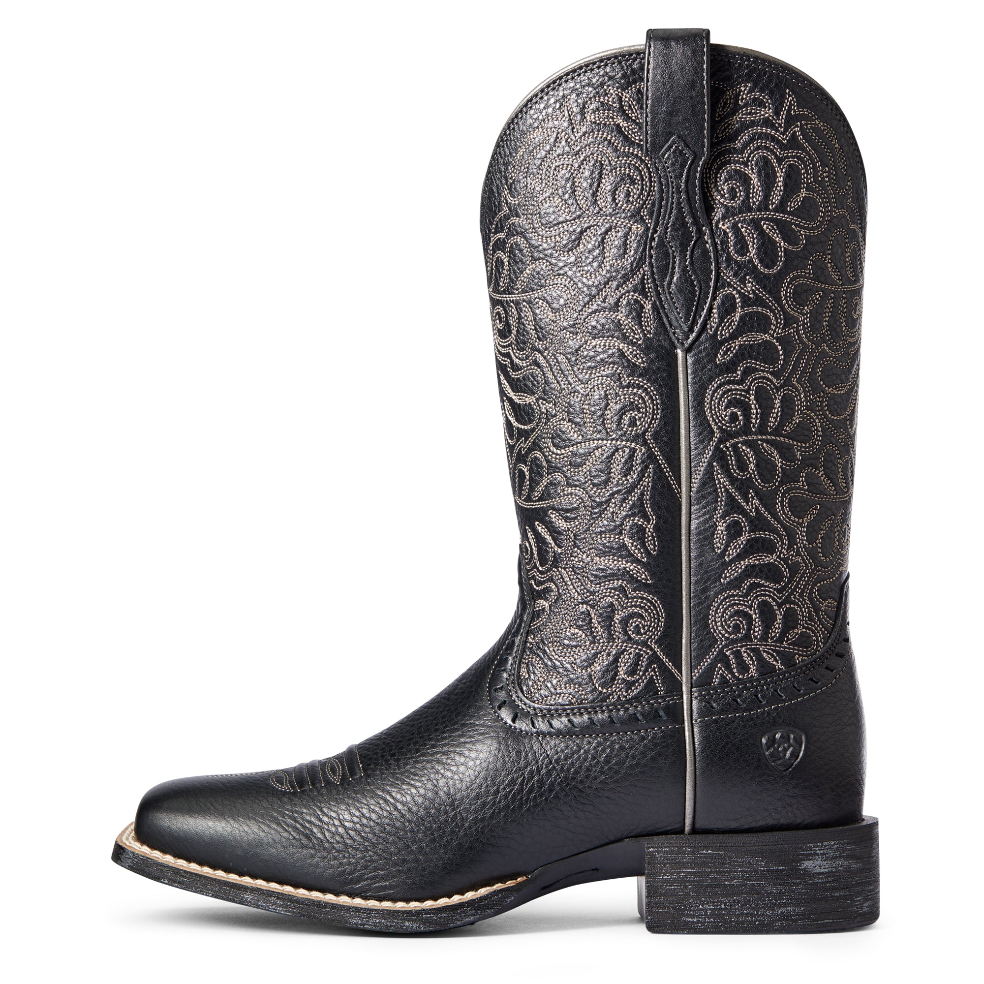 Black Deertan Round Up Remuda Women s Boot by Ariat Stone Creek Western Shop