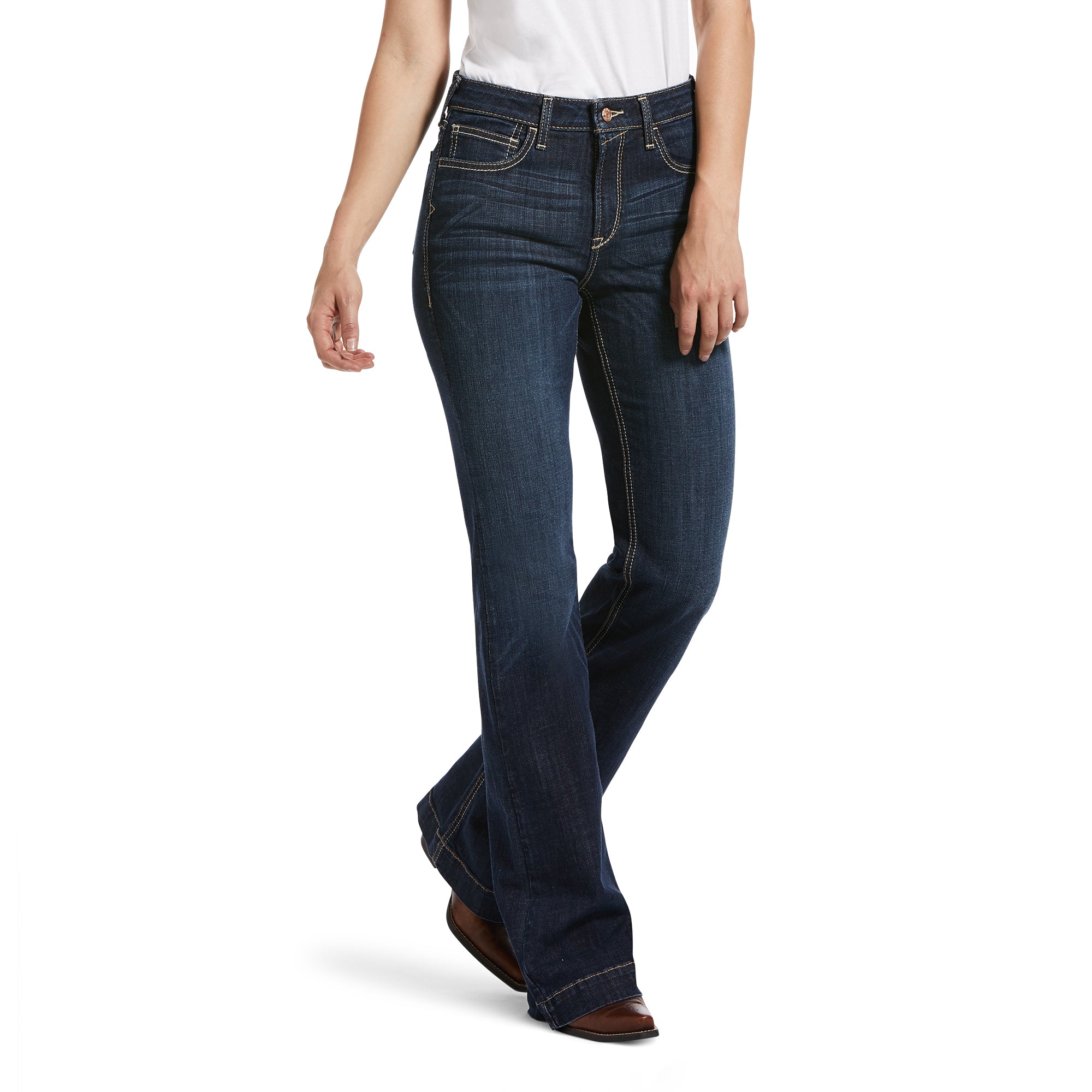 High-Rise Wide-Leg Trouser Jean | Cleo
