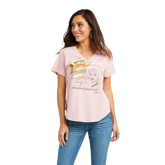 Zephyr 'Cowgirl Coffee' Women's T-Shirt by Ariat®