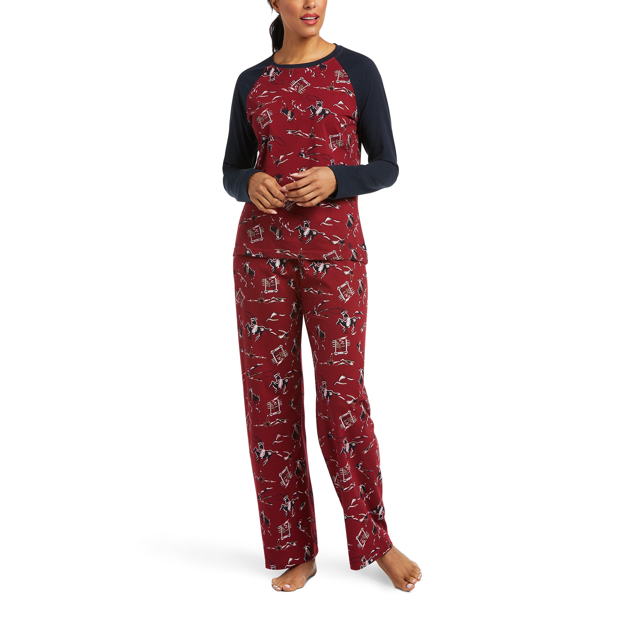Ranchy Women's Pajama Set by Ariat® – Stone Creek Western Shop