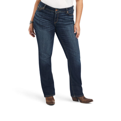 PLUS SIZE Mid Rise 'Burbank' Straight Leg Women's Jean by Ariat®
