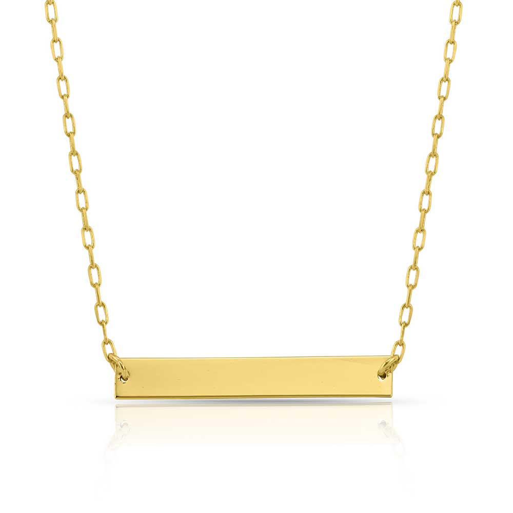 'Fashion Your Faith' Faith > Fear Bar Necklace by Montana Silversmiths®