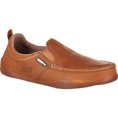 Cedar Falls™ Moc-Toe Men's Slip On Shoe by Georgia Boot®