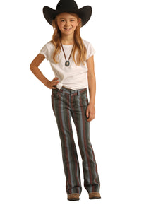 Striped Trouser Girl's Jean by Rock & Roll Cowgirl®