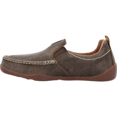 Cedar Falls Moc Toe Slip-On Men's Shoe by Georgia Boot®