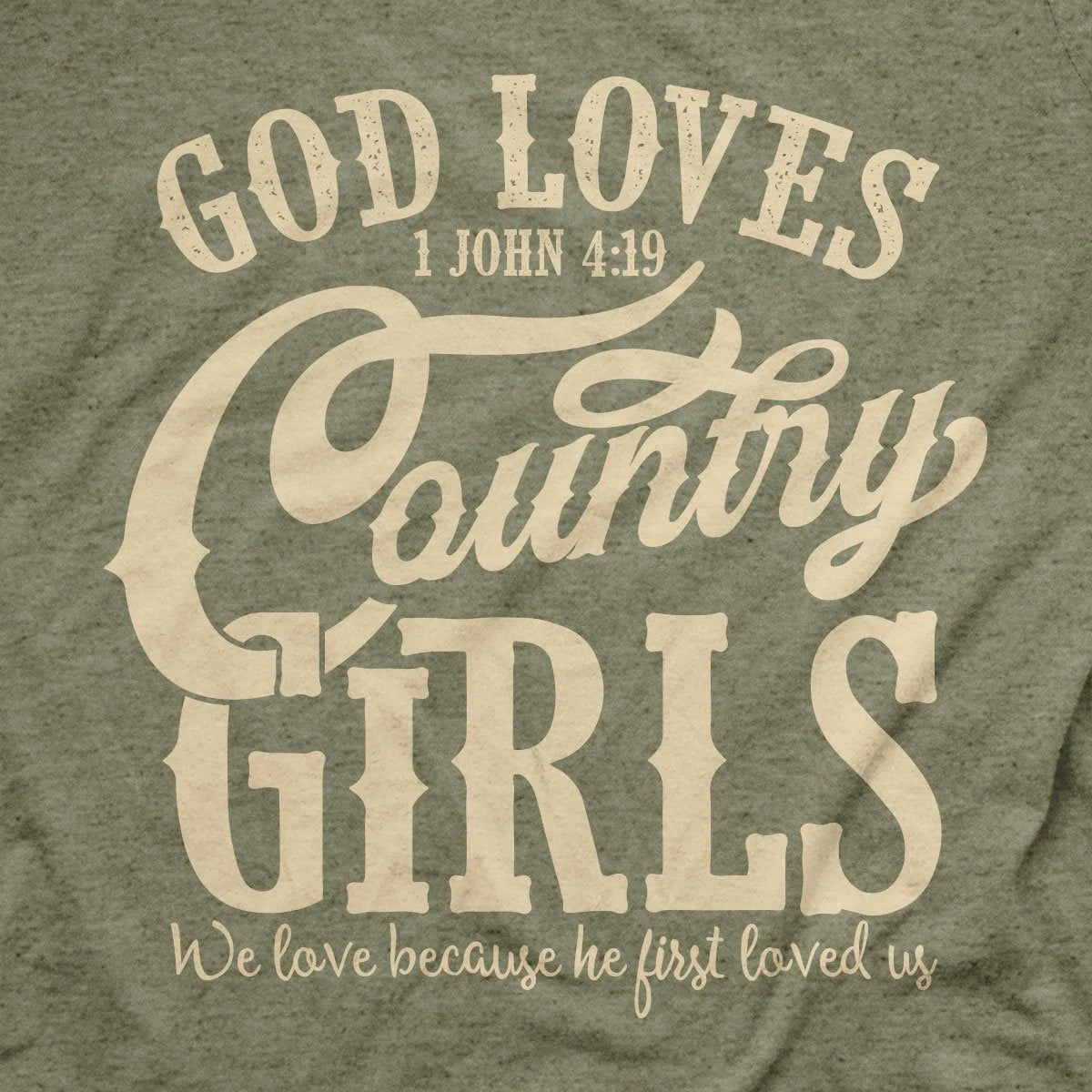 'God Loves Country Girls' Women's T-Shirt by Grace & Truth®