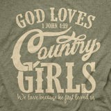 'God Loves Country Girls' Women's T-Shirt by Grace & Truth®