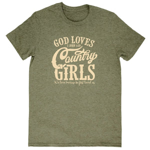 'God Loves Country Girls' Women's T-Shirt by Grace & Truth®