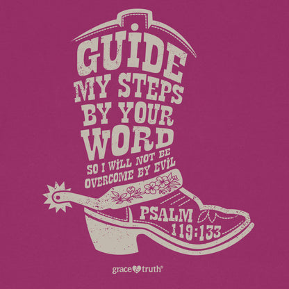 'Guide My Steps' Women's T-Shirt by Grace & Truth®