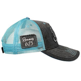Grace & Truth® Turquoise & Grey 'Y'all Need Jesus' Cap by Kerusso®