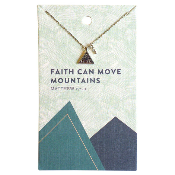 Grace & Truth® 'Faith Can Move Mountains' Necklace by Kerusso®