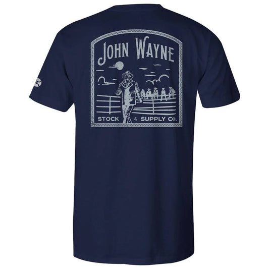 Navy 'John Wayne' Men's T-Shirt by Hooey®