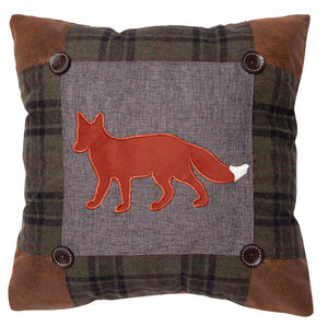 'Fox Scrap' Throw Pillow by Carsten's Inc.®