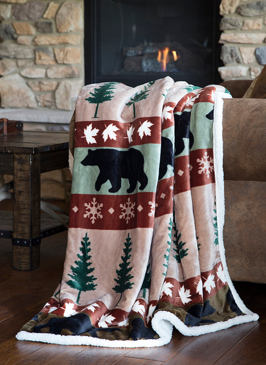Cascade Ridge Fleece Throw by Carsten's Inc.®