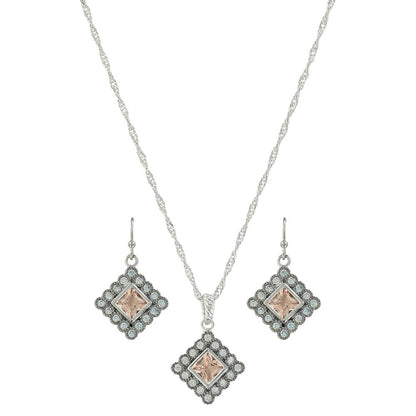 Roped Sunset Lights Jewelry Set by Montana Silversmiths