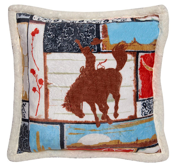 Wrangler® 'Vintage Western' Throw Pillow by Carsten's Inc.®
