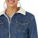 Retro™ Sherpa Lined Denim Women's Jacket by Wrangler®