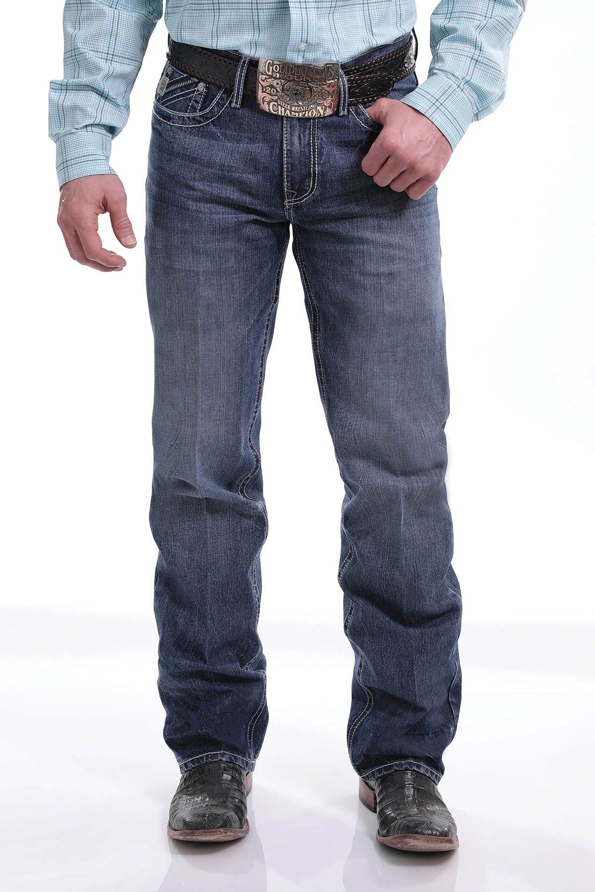 Cinch Men's Relaxed Fit Grant Bootcut Jeans