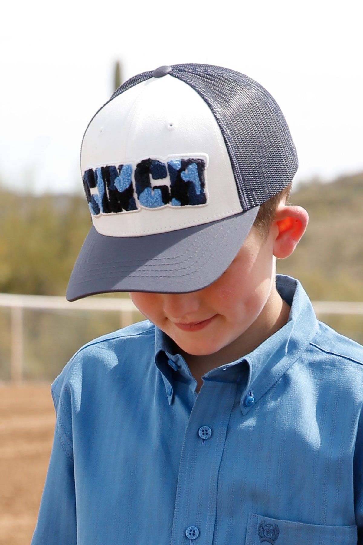 'Blue Camo' Youth Cap by Cinch®