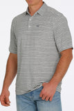 Striped ArenaFlex™ Polo Men's T-Shirt Cinch®