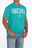 Teal 'Lead This Life' Men's T-Shirt by Cinch®