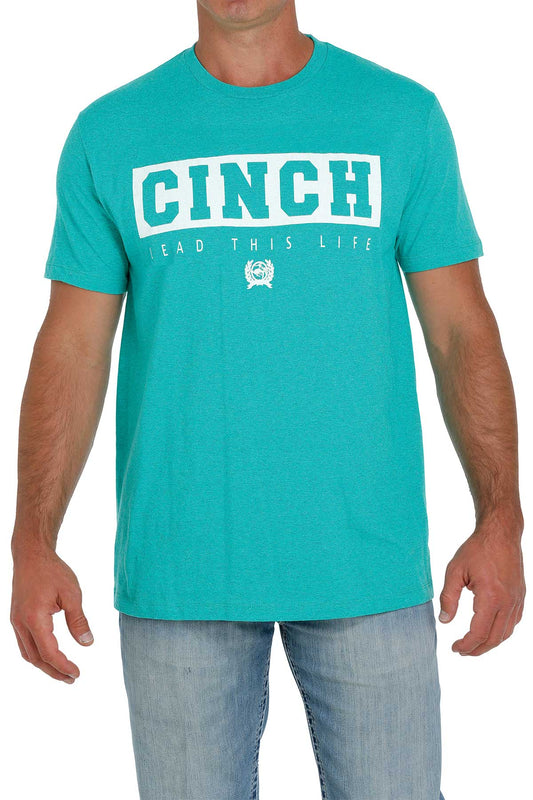 Teal 'Lead This Life' Men's T-Shirt by Cinch®