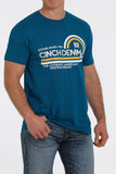 Heather Teal 'Established' Men's T-Shirt by Cinch®