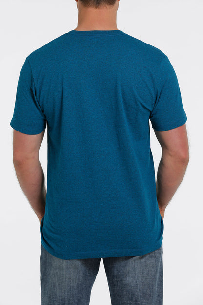 Heather Teal 'Established' Men's T-Shirt by Cinch®