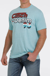 Turquoise '96' Men's T-Shirt by Cinch®