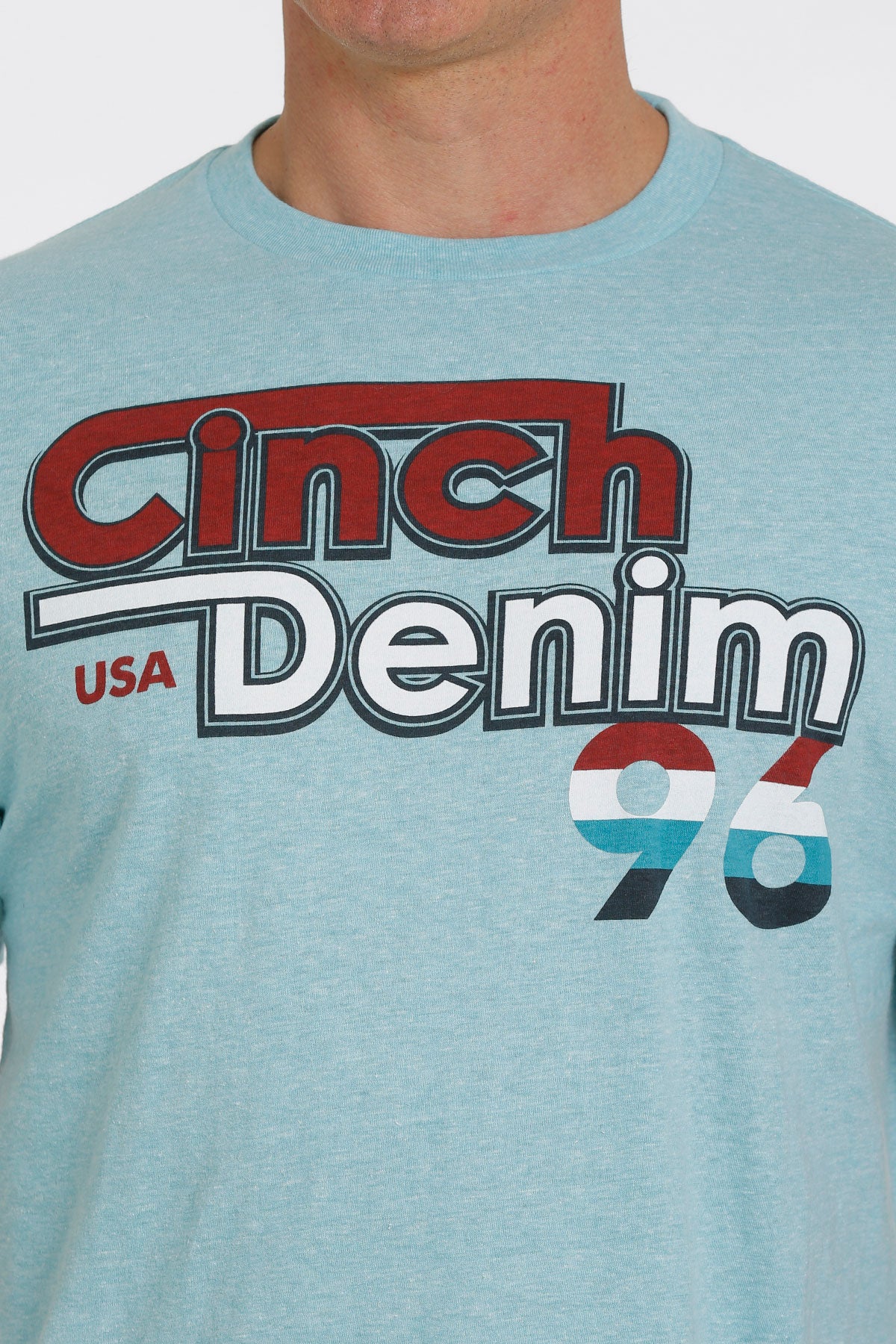 Turquoise '96' Men's T-Shirt by Cinch®