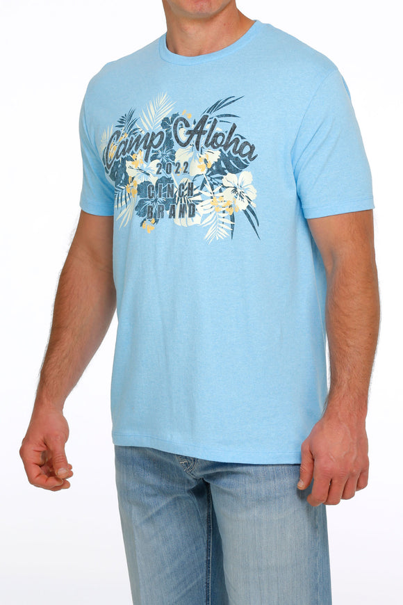 Camp Aloha™ 'Tropic Floral' Men's T-Shirt by Cinch®