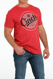 'Heather Red' Men's T-Shirt by Cinch®