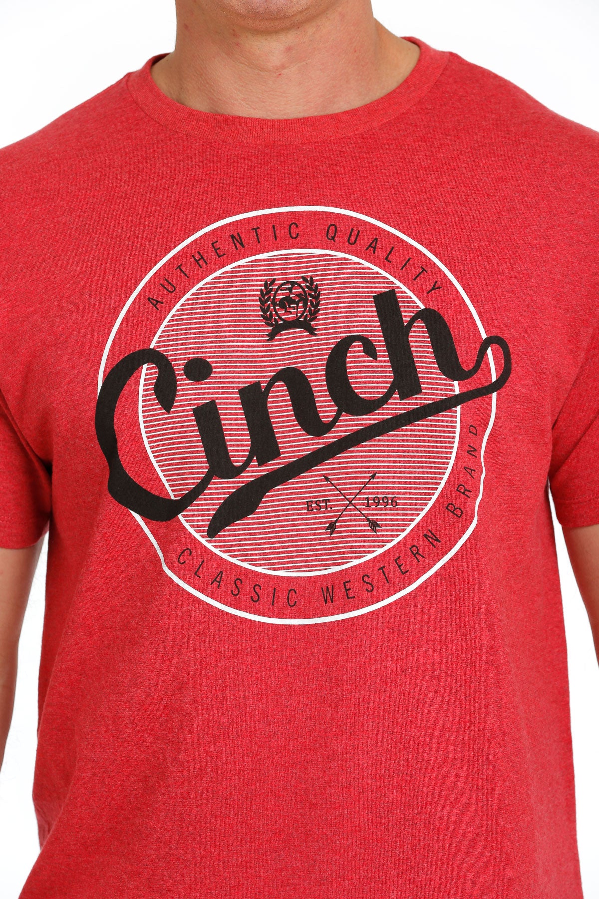 'Heather Red' Men's T-Shirt by Cinch®