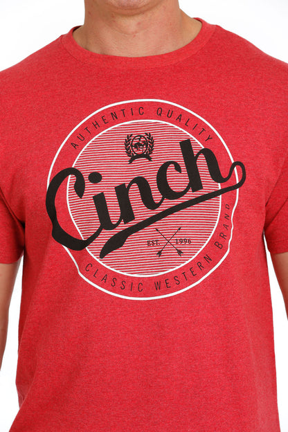 'Heather Red' Men's T-Shirt by Cinch®