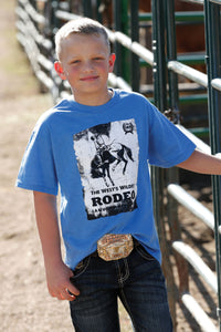 'West's Wildest Rodeo' Boy's T-Shirt by Cinch®