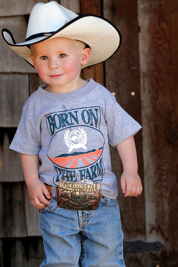 'Born On The Farm' Toddler & Infant T-Shirt by Cinch®