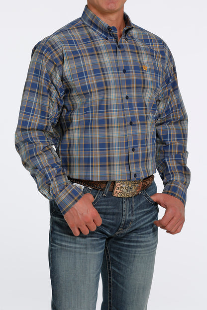 Royal Plaid Classic Fit Men's Shirt by Cinch®