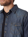 Retro® Premium Denim Men's Shirt by Wrangler®