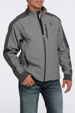 Grey Two Tone Bonded Softshell Men's Jacket by Cinch®