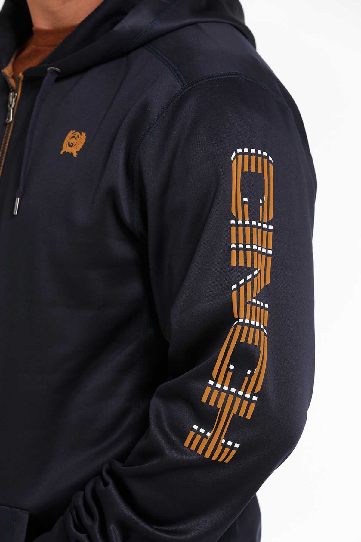 Navy Athletic 1/4 Zip Men's Hoodie by Cinch®