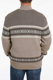 Sand Button Collar Knit Men's Sweater by Cinch®