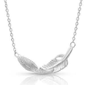 Turning Feather Necklace by Montana Silversmiths®