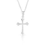 Ethereal Crystal Cross Necklace by Montana Silversmiths®