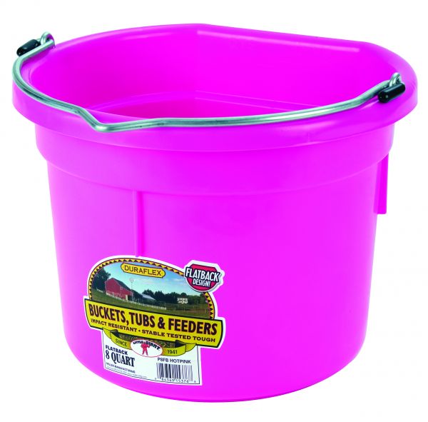 8 Quart Flat Back Bucket by Little Giant®