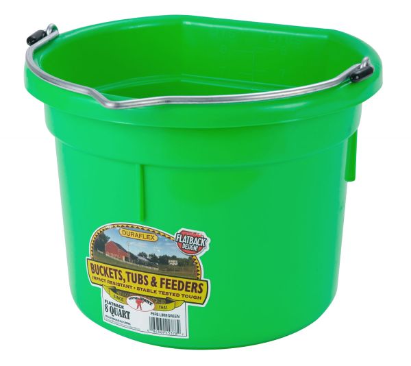 8 Quart Flat Back Bucket by Little Giant®