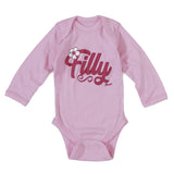 "Filly" Pink Baby Onesie by Wrangler
