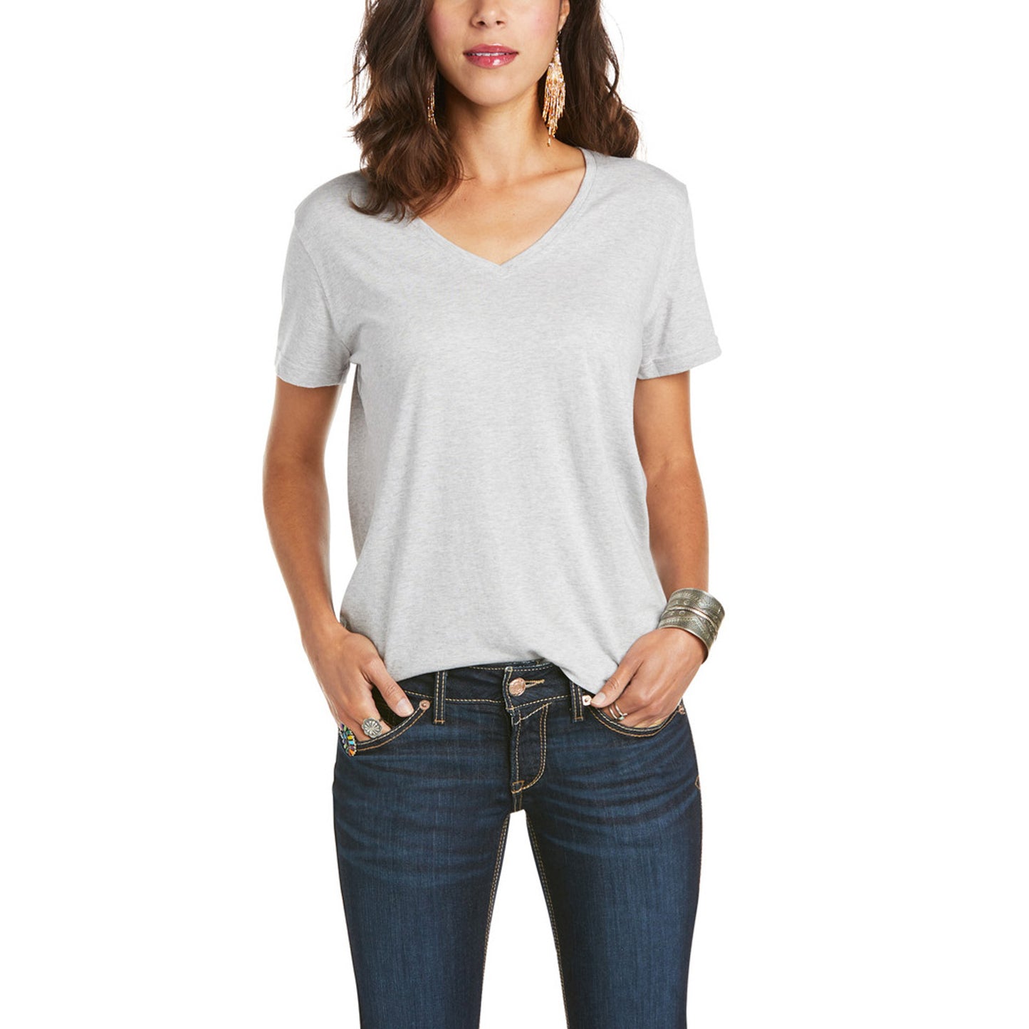 Heather Grey Element Women's Top by Ariat®