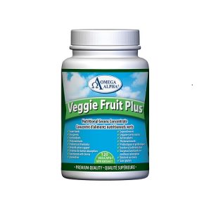 Veggie Fruit Plus™ Nutritional Greens Capsules by Omega Alpha®