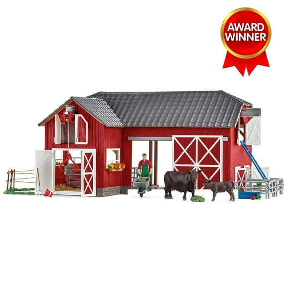 Farm World™ Large Farm With Black Angus Set by Schleich®
